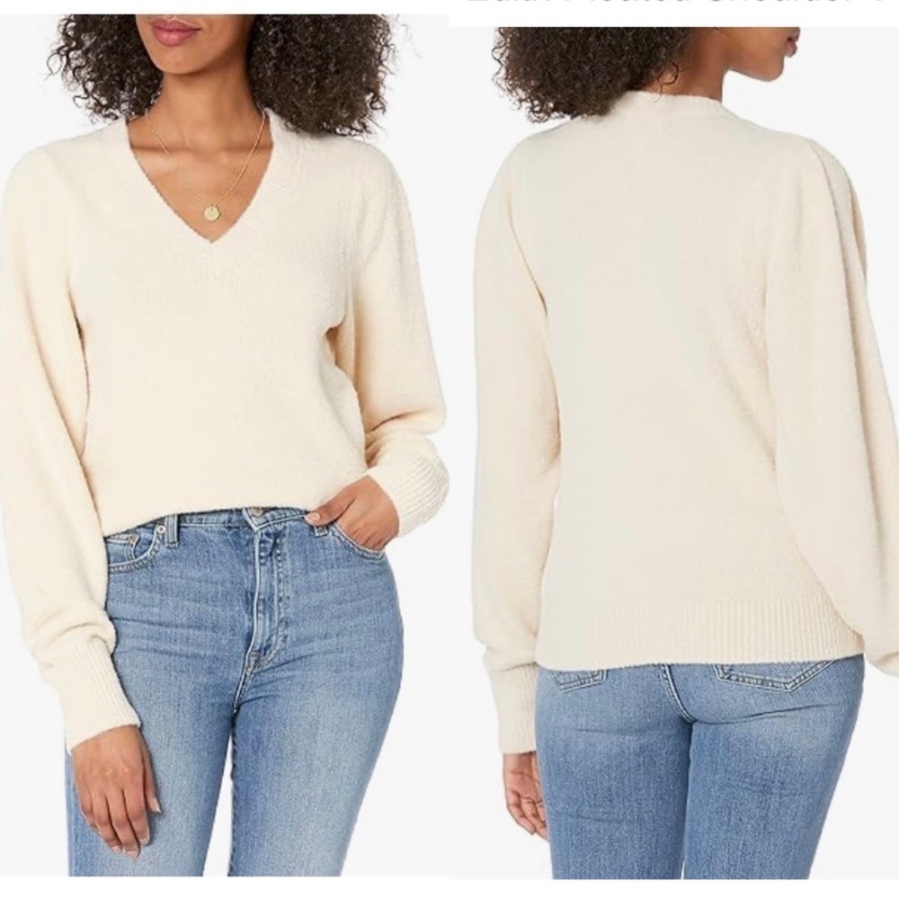 The Drop Soft Knit Long Sleeve Sweater Size: S